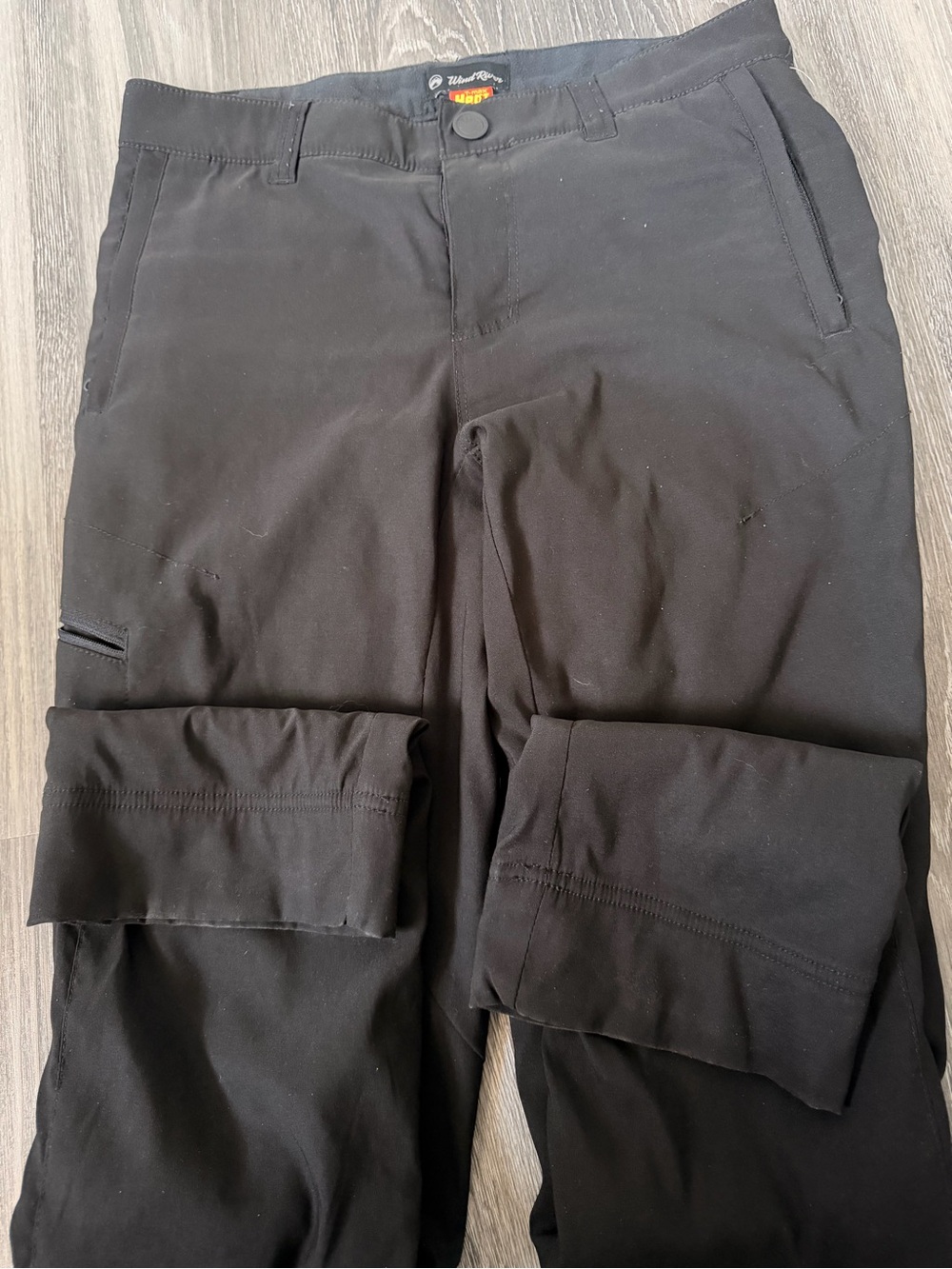 Women’s size 2 Black T-Max Heat Fleece pants - Picture 3 of 6